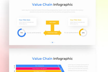 Value Chain PowerPoint - Infographic Template, 슬라이드 4, 13693, 비즈니스 — PoweredTemplate.com