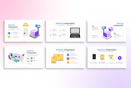 Delivery PowerPoint - Infographic Template, Dia 2, 13698, Bedrijf — PoweredTemplate.com