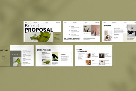 Brand Proposal Google Slide Template, Slide 3, 13707, Bisnis — PoweredTemplate.com