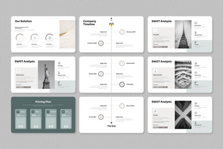 Pitch-Deck Google Slide Template, Diapositive 6, 13709, Business — PoweredTemplate.com