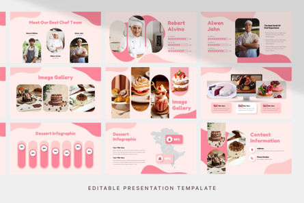 Sweet Dessert - PowerPoint Template, Slide 4, 13710, Bisnis — PoweredTemplate.com