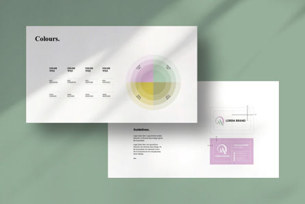 Brand Guidelines PowerPoint Template, Slide 2, 13714, Lavoro — PoweredTemplate.com