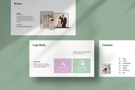 Brand Guidelines PowerPoint Template, Slide 3, 13714, Lavoro — PoweredTemplate.com
