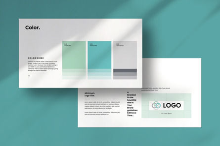 Brand Guidelines PowerPoint Template, Diapositiva 2, 13715, Negocios — PoweredTemplate.com