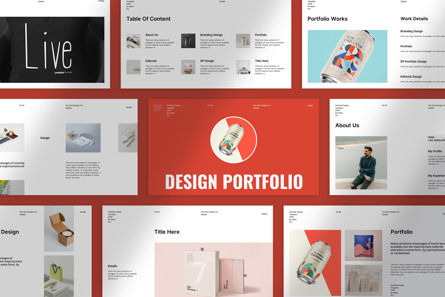 Design Portfolio PowerPoint Presentation, Slide 10, 13724, Business — PoweredTemplate.com