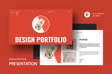 Design Portfolio PowerPoint Presentation, Slide 2, 13724, Business — PoweredTemplate.com