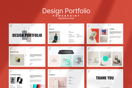 Design Portfolio PowerPoint Presentation, Slide 6, 13724, Business — PoweredTemplate.com