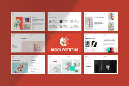 Design Portfolio PowerPoint Presentation, Slide 8, 13724, Business — PoweredTemplate.com