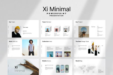 Xi Minimal PowerPoint Template, Slide 8, 13726, Business — PoweredTemplate.com