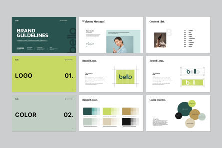 Brand Guidelines PowerPoint Template, Slide 5, 13727, Lavoro — PoweredTemplate.com