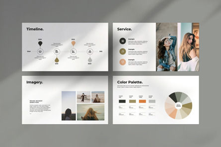 Brand Guidelines PowerPoint Template, Diapositiva 4, 13728, Negocios — PoweredTemplate.com