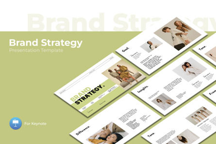 Brand Strategy Keynote Template, Template Keynote, 13731, Bisnis — PoweredTemplate.com