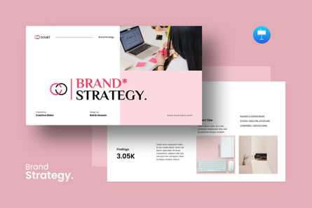 Brand Strategy Keynote Template, 苹果主题演讲模板, 13732, 商业 — PoweredTemplate.com