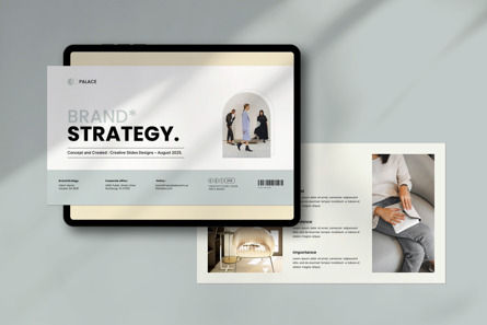 Brand Strategy Google Slides Template, Folie 2, 13736, Business — PoweredTemplate.com