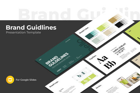 Brand Guidelines Google Slides Template, Google Slides Theme, 13737, Business — PoweredTemplate.com