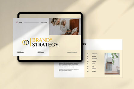 Brand Strategy Google Slides Template, Slide 2, 13741, Business — PoweredTemplate.com
