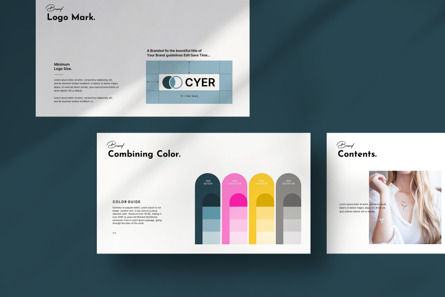 Brand Guidelines PowerPoint Template, Slide 3, 13753, Lavoro — PoweredTemplate.com