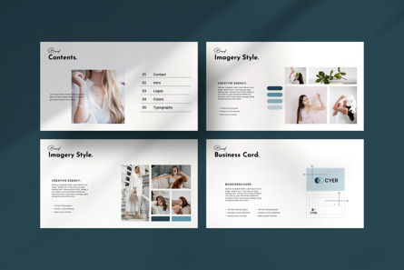 Brand Guidelines PowerPoint Template, Diapositive 4, 13753, Business — PoweredTemplate.com