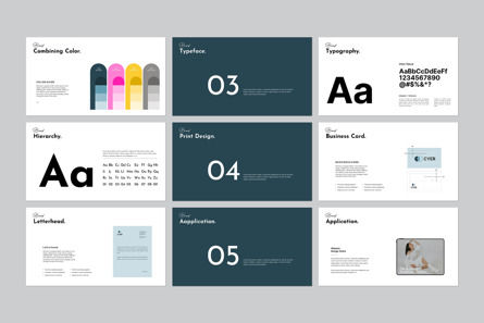 Brand Guidelines PowerPoint Template, Slide 6, 13753, Lavoro — PoweredTemplate.com