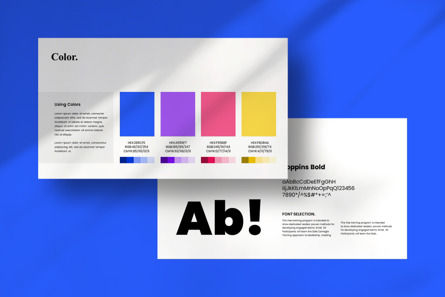 Brand Guidelines PowerPoint Template, Slide 2, 13758, Lavoro — PoweredTemplate.com