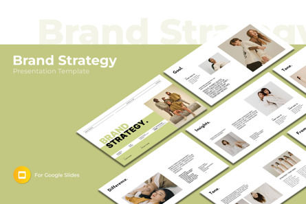 Brand Strategy Google Slides Template, Tema de Google Slides, 13759, Negocios — PoweredTemplate.com