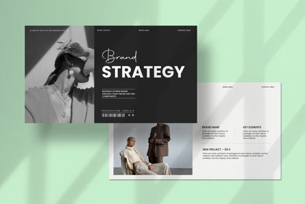 Brand Strategy Presentation Template, 슬라이드 2, 13762, 비즈니스 — PoweredTemplate.com