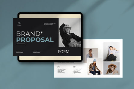 Brand Proposal PowerPoint Template, 幻灯片 2, 13764, 商业 — PoweredTemplate.com