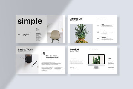 Simple Presentation Template, Diapositive 5, 13773, Business — PoweredTemplate.com