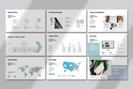 Marketing Plan Google Slide Template, Diapositive 6, 13778, Business — PoweredTemplate.com