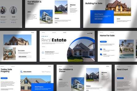 Real Estate Googleslide Presentation, Diapositive 5, 13782, Immobilier — PoweredTemplate.com