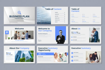 Business Plan PowerPoint Presentation, Slide 2, 13785, Business — PoweredTemplate.com