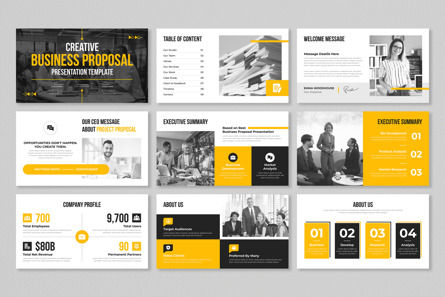 Business Proposal PowerPoint Presentation, Slide 2, 13787, Business — PoweredTemplate.com