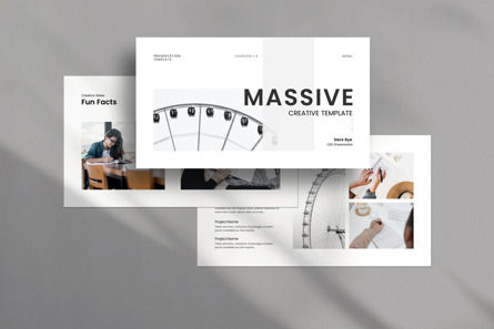 Massive Creative PowerPoint Template, Slide 4, 13794, Bisnis — PoweredTemplate.com