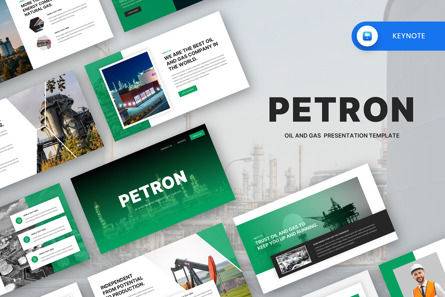 Petron - Oil And Gas Industry Keynote Template, Modele Keynote, 13797, Business — PoweredTemplate.com