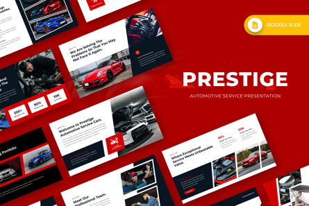 Prestige - Automotive Service Google Slide, Google Slides Thema, 13798, Business — PoweredTemplate.com