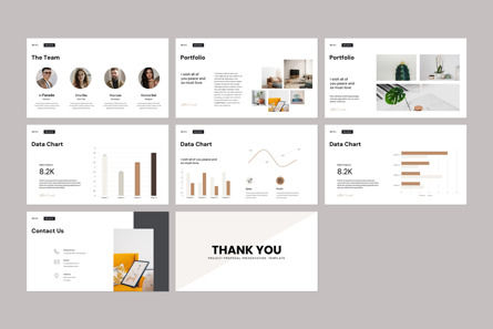 Minimal Project Proposal Presentation Template, Diapositive 8, 13799, Business — PoweredTemplate.com