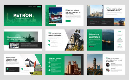 Petron - Oil And Gas Industry PowerPoint Template, Dia 2, 13809, Bedrijf — PoweredTemplate.com