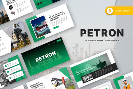 Petron - Oil And Gas Industry Google Slide Template, Tema Google Slides, 13814, Bisnis — PoweredTemplate.com