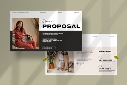 Brand Proposal Presentation Template, Slide 2, 13816, Business — PoweredTemplate.com