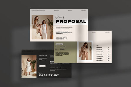 Brand Proposal Presentation Template, Slide 4, 13816, Business — PoweredTemplate.com