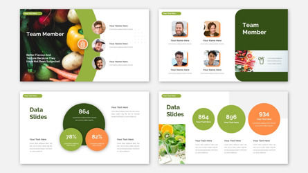 Fresh Food Health Care Presentation Google Slides Template, Deslizar 4, 13825, Agricultura — PoweredTemplate.com