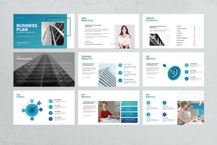 Business Plan PowerPoint Presentation Template, Slide 5, 13834, Business — PoweredTemplate.com