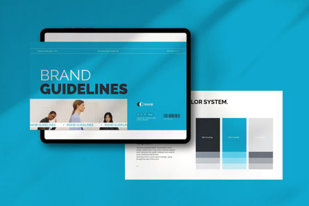 Brand Guidelines PowerPoint Template, 슬라이드 2, 13835, 비즈니스 — PoweredTemplate.com