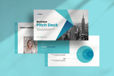 Pitch Deck PowerPoint Template, スライド 3, 13836, ビジネス — PoweredTemplate.com