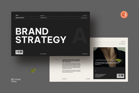 Brand Strategy Presentation, PowerPoint Template, 13839, Business Concepts — PoweredTemplate.com