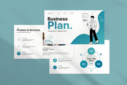Business Plan PowerPoint Presentation Template, Slide 2, 13840, Business — PoweredTemplate.com