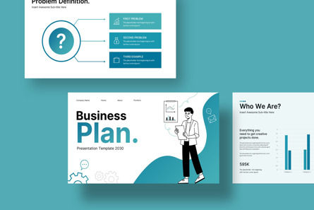 Business Plan PowerPoint Presentation Template, Slide 3, 13840, Business — PoweredTemplate.com