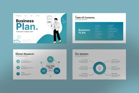 Business Plan PowerPoint Presentation Template, Diapositive 4, 13840, Business — PoweredTemplate.com