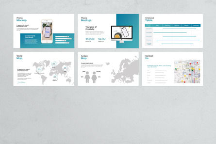 Business Plan Google Slides Presentation Template, Diapositiva 8, 13841, Conceptos de negocio — PoweredTemplate.com