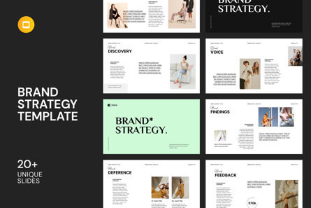 Brand Strategy Google Slides Template, Tema de Google Slides, 13843, Negocios — PoweredTemplate.com